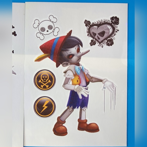 Set of 10 Once Upon A Zombie Temporary Tattoos,  Disney Zombies - Picture 2 of 6